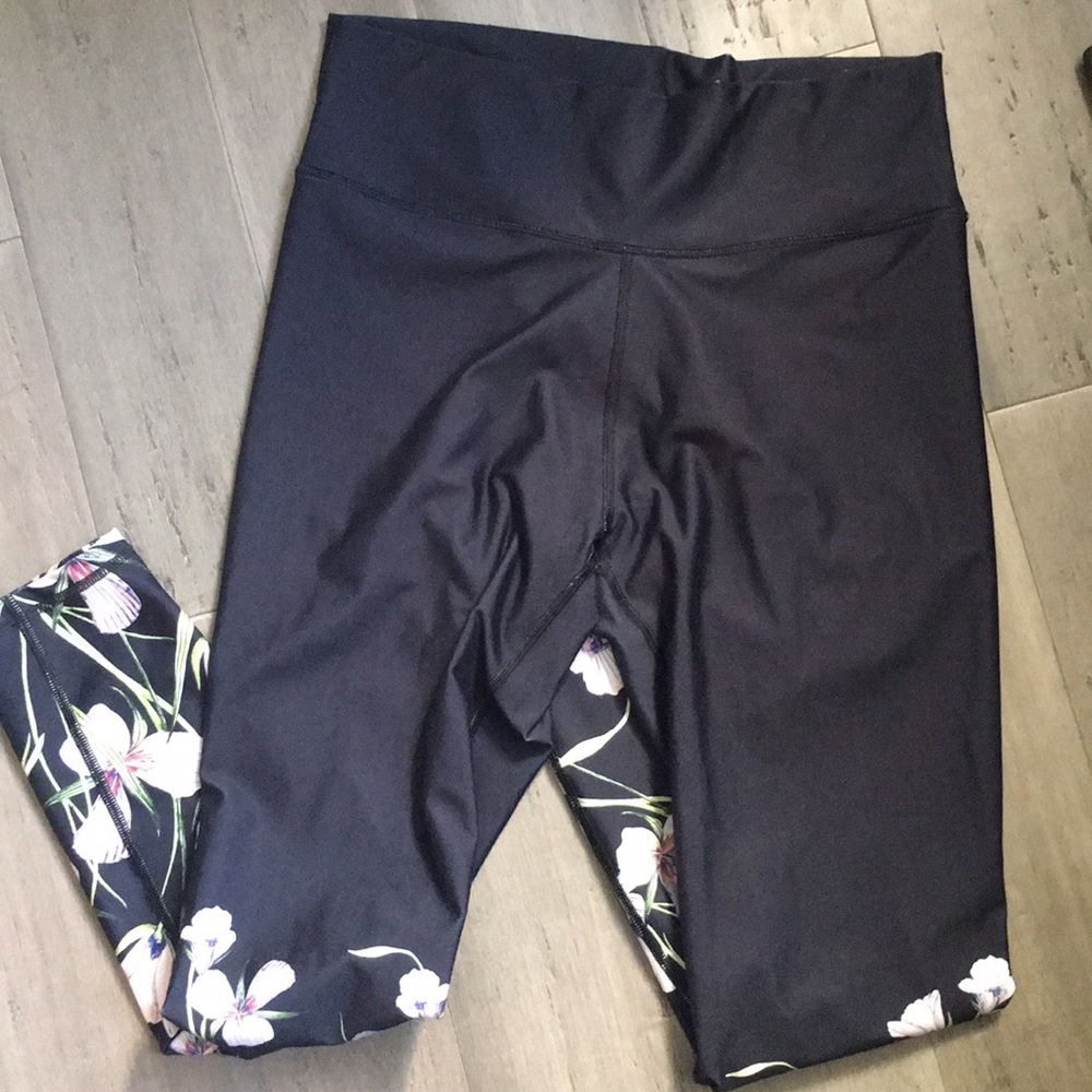 Fabletics lisette leggings floral size xl worn 2x